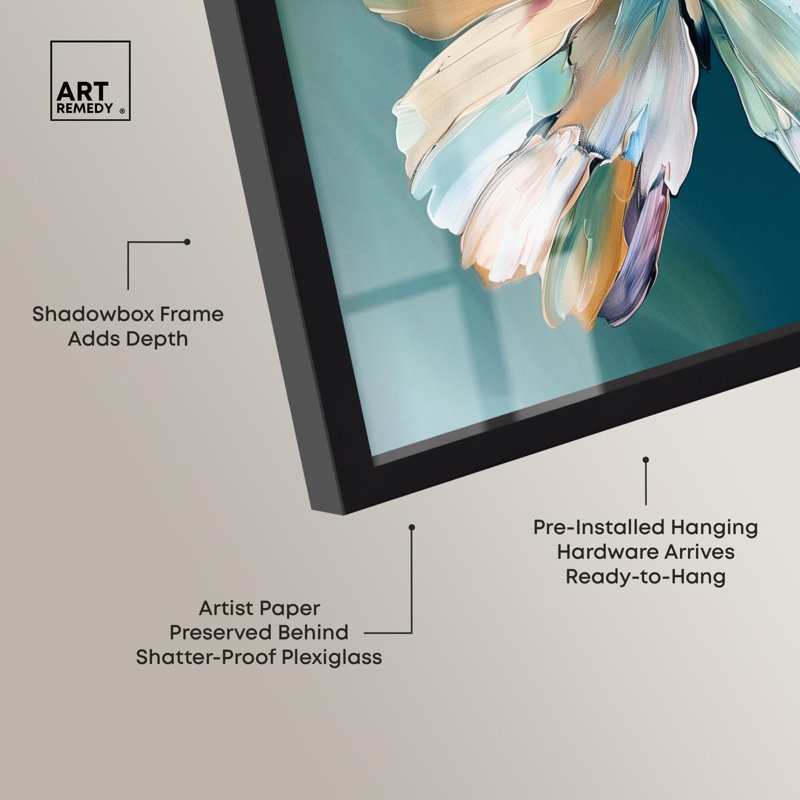 «Wings of Duality», impression de papillon par Art Remedy, H 13 po x l 13 po, Noir