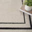 Tapis intérieur / extérieur noir Nourison Essentials Ivory-589305634