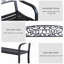 Banc de patio extérieur