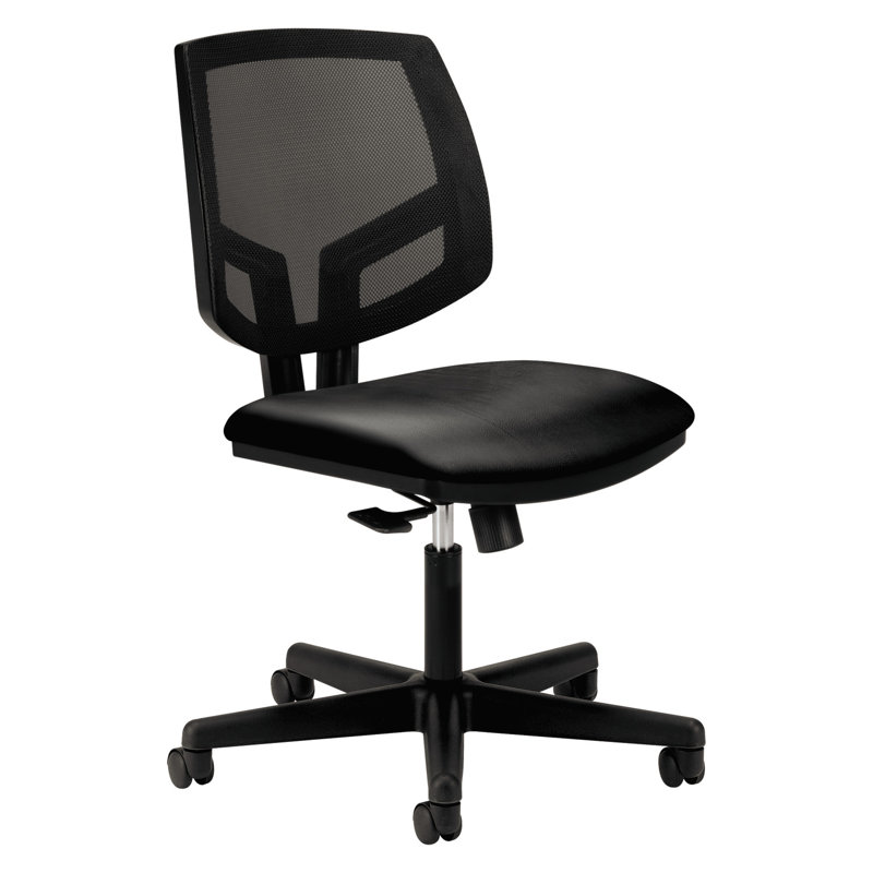 Chaise de travail Volt, Noir, Non inclus, Cuir