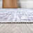 Didim Boho Medallion Machine-Washable Gray/Purple Rug-1411227734