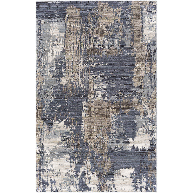 Abstract Indoor Rug, Rectangle 5' x 7'10"