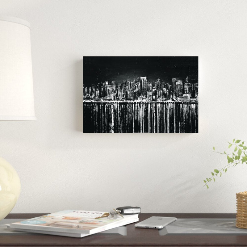 «Nighttime Cityscape», reproduction sur toile, H 8 po x l 12 po
