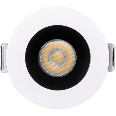 1" Round Smooth 7W 600 Lumens 5CCT Recessed Light