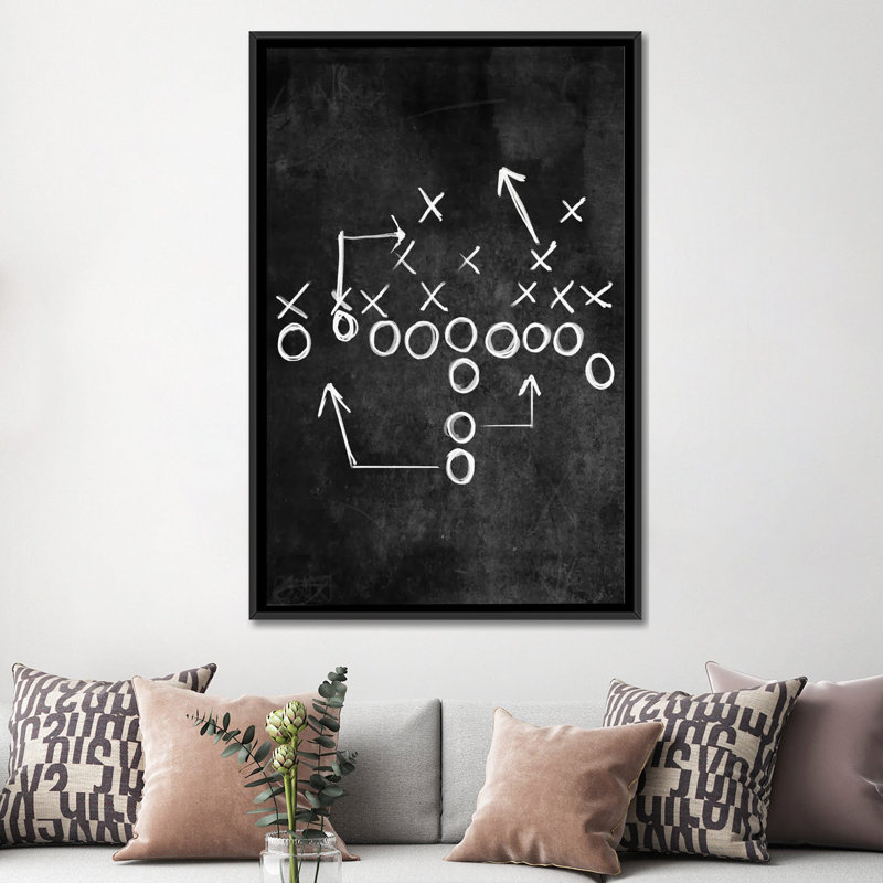 «Strong Side Flank», reproduction sur toile, H 12 po x l 8 po x P 0,75 po, Toile tendue, Pas de tapis