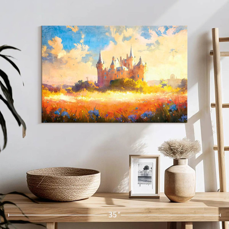 Ashelle Dreamy Castle Blooms, H 16 po x l 24 po