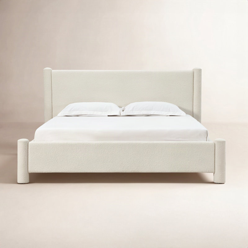 Asel Upholstered Platform Bed, King