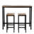 Metal Base Dining Table-1214731920