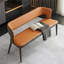 Banc rembourré en similicuir Marnika-876814312