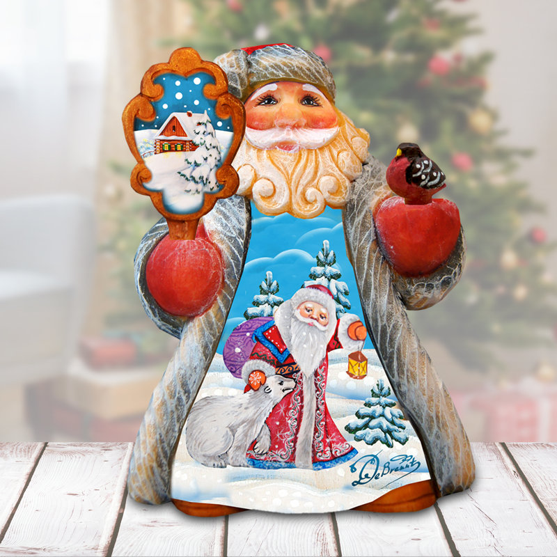 Figurine de père Noël ours polaire