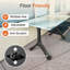 Pieds de table de comptoir en métal Wishbone, ensemble de 2