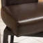 Tabouret de comptoir pivotant en cuir synthétique 28 pouces
