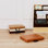 SoftScape 15" Kids Square Distressed Leather Floor Cushions