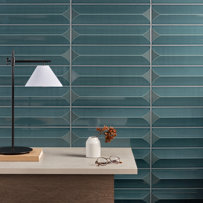 Radiant Inflex 4.43'' W x 17.62'' L Crackled Ceramic Subway Wall Tile (6.53 Sq. Ft. / Case)