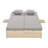 Outdoor Sunbed, Rattan Patio Reclining Chairs with Adjustable Backrest and Seat, Conversational Set-103286289