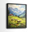 ANIMALS Series CECX - reproduction encadrée de qualité supérieure - prête à être accrochée - aucun clou requis-511308947-511308952