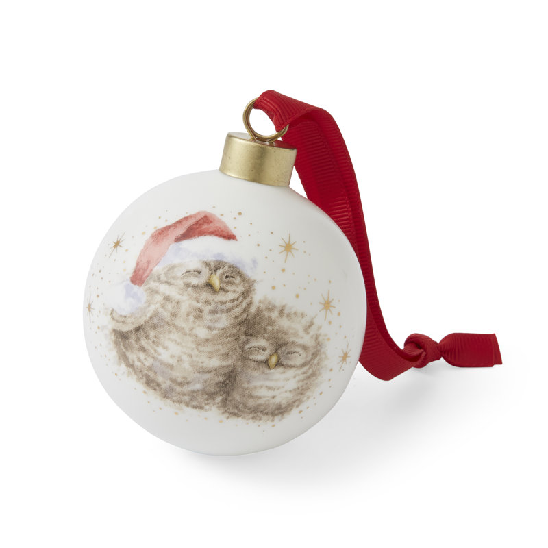Wrendale Designs 3.5'' Ceramic Animals Ball Ornament