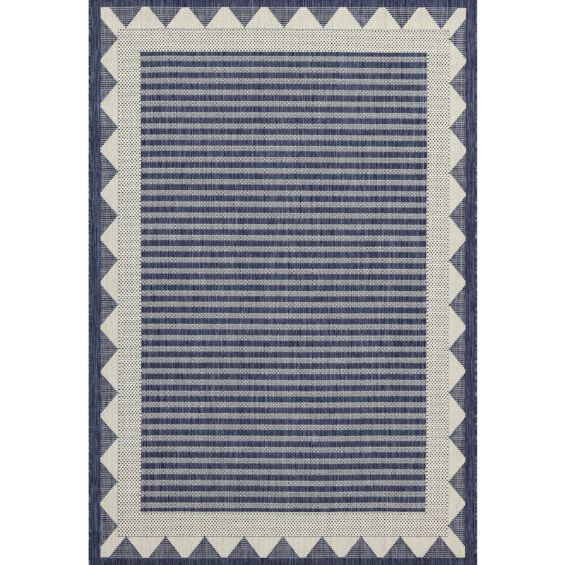 5 Ft. 3 In. X 7 Blue Area Rug - Sunshine Gchar2013, Polypropylene , , Stain , Pet & Indoor/outdoor In., Pet-, Easy To Use