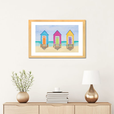 " Beach Shacks " by Julie Derice