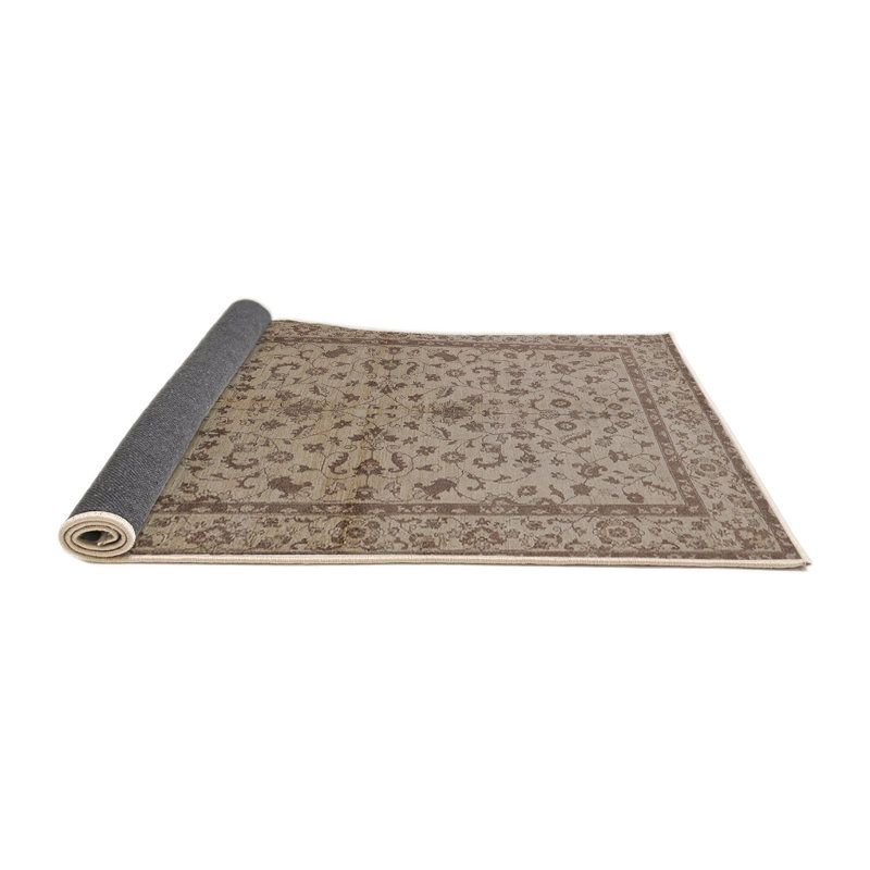 Tapis beige / brun Skaket, Carré 8 pi