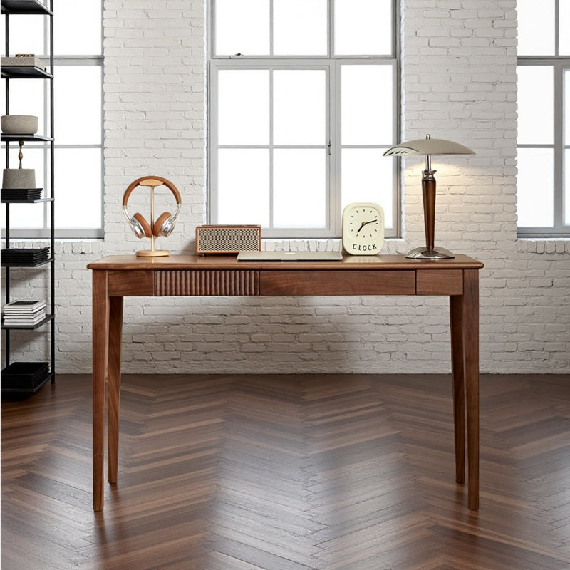 A simple desk,  29.53" H x 47.24" W x 15.75" D
