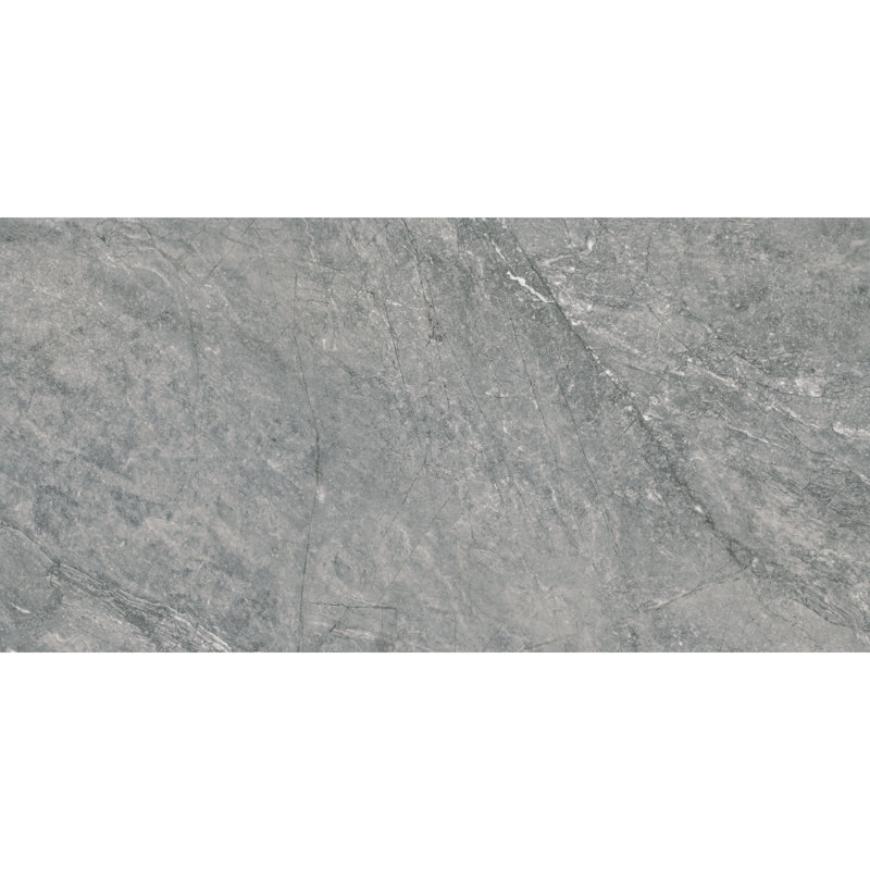 Daltile Perpetuo 12" X 24" Polished Porcelain Floor Tile (9 PCS Per Carton) (17.01 sqft per carton), Eternal Gray
