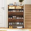 Armoire à chaussures avec 2 tiroirs rabattables, armoire de rangement pour chaussures Farmhouse-1344398796