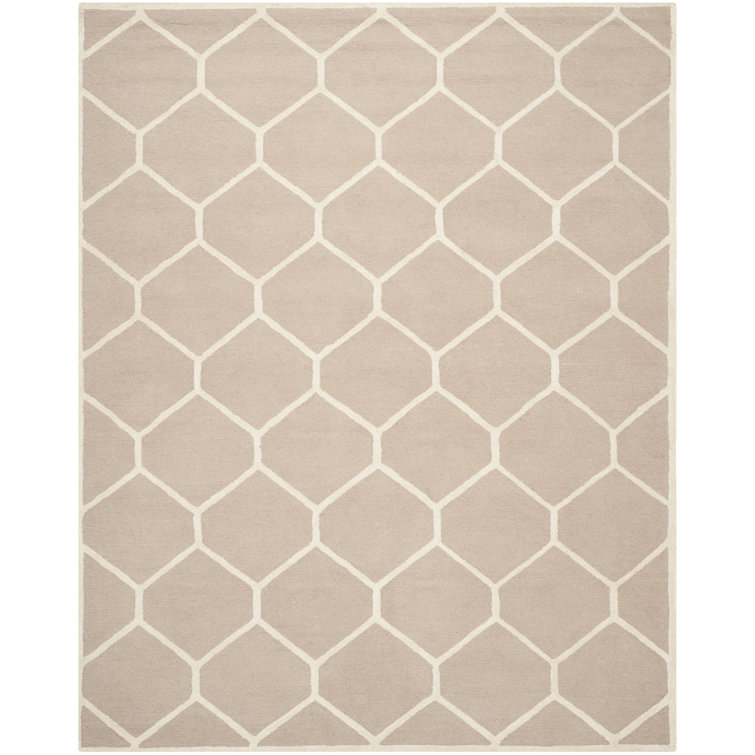 Cannen Hand Tufted Wool Geometric Rug