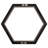 Gilboa 3 Piece Hexagon Accent Shelf