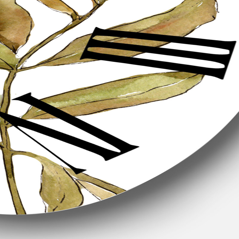 Three Willow Branches - Horloge murale, Surdimensionné