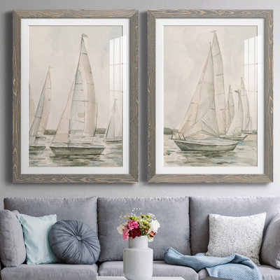 Voile Scribble I encadré mat - prêt à accrocher