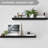 Bathroom Shelves Long Wall Shelf Large Extra Long Set Of 2, (008-120B)-525853496-525853497