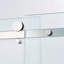 Porte de douche simple coulissante simple en acier inoxydable