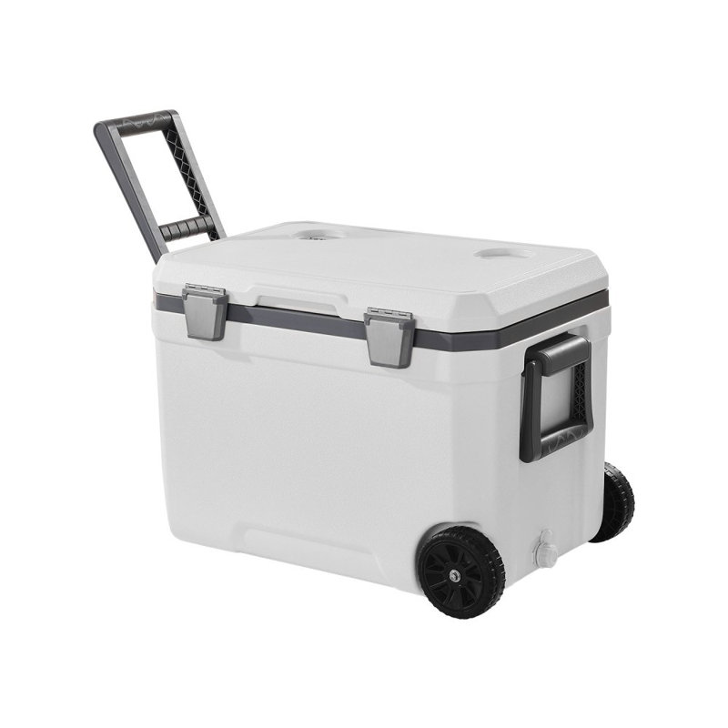 VEVOR 42.5L Serving Station / Cart Cooler with wheels in Gray-white
