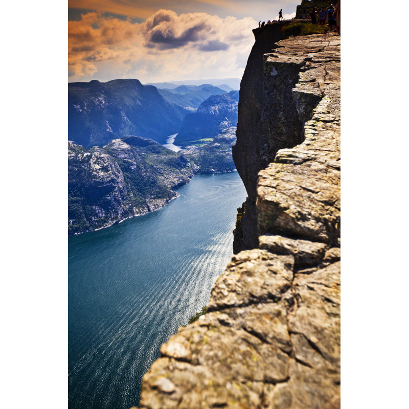 Pulpit Rock by Gosiek-B - Wrapped Canvas Print, 30cm H x 20cm W