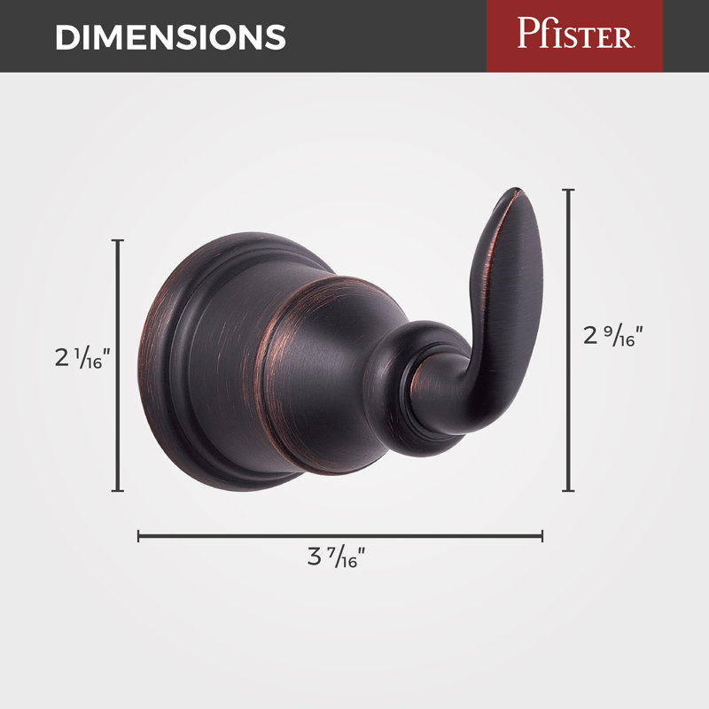 Avalon Robe Hook in Tuscan Bronze, Tuscan Bronze