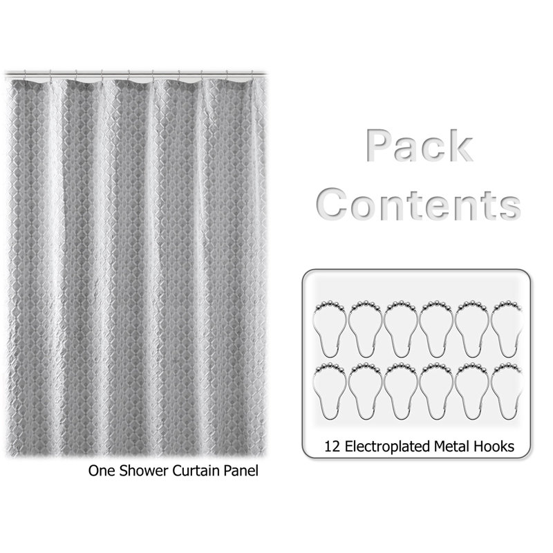 Rhonin Polyester Shower Curtain