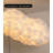 Abstract Human Sculpture Floating Cloud Warm Glow Standing Accent Light