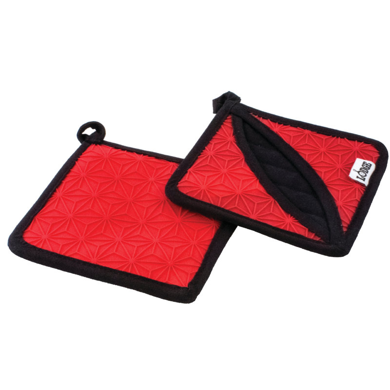 Dessus en silicone et tissu, Rouge