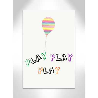 Play Play Play, impression sur papier