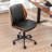 Bryonie Faux Leather Upholstered Armless Office Chair-1609716457