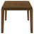 Warren Dark Brown Rectangular Dining Table