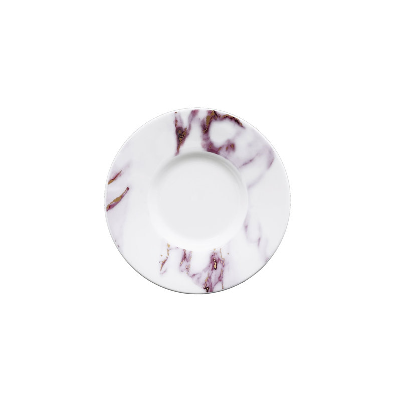 Marble Chianti Handmade Bone China Porcelain Espresso Cup Teacup and Saucer