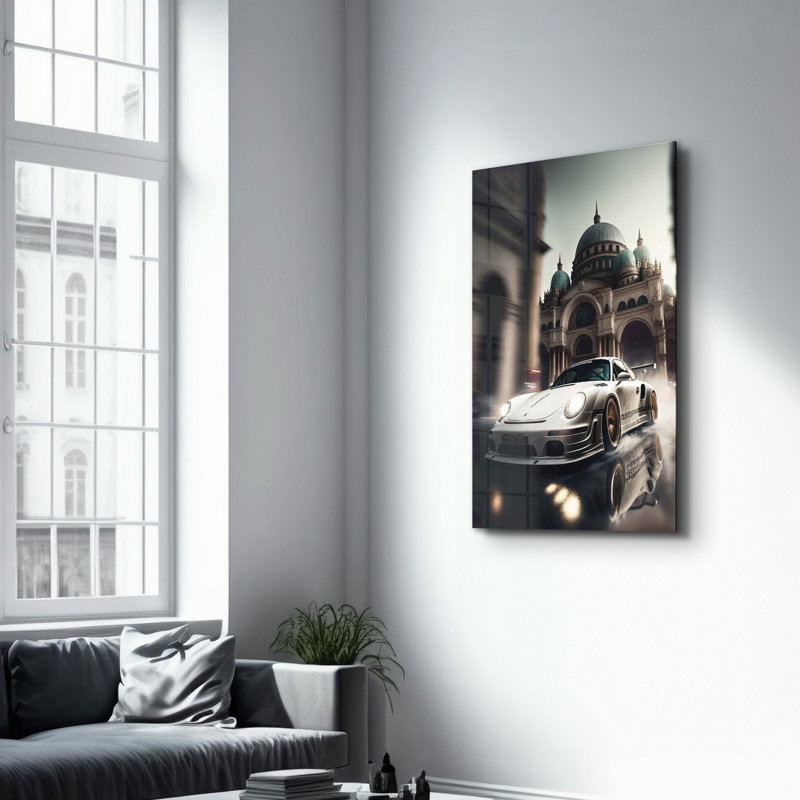 Elegant Tempered Glass Wall Art Painting, 13.8 x 21.7 inches | 100% Tempered Glass, Thickness: 0.16 inches | UV Printed for Vibrant Colors | Perfect for Home Decor, Living Room, & Office Spaces