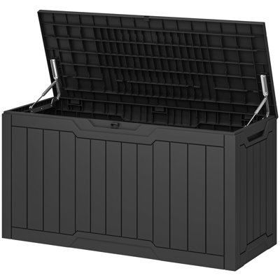 Balconera 46.3'' W 80 Gallons Water Resistant Resin Lockable Deck Box