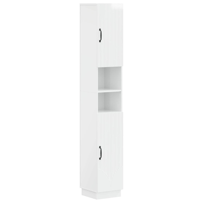 Bathroom Storage Furniture Set, High Gloss White