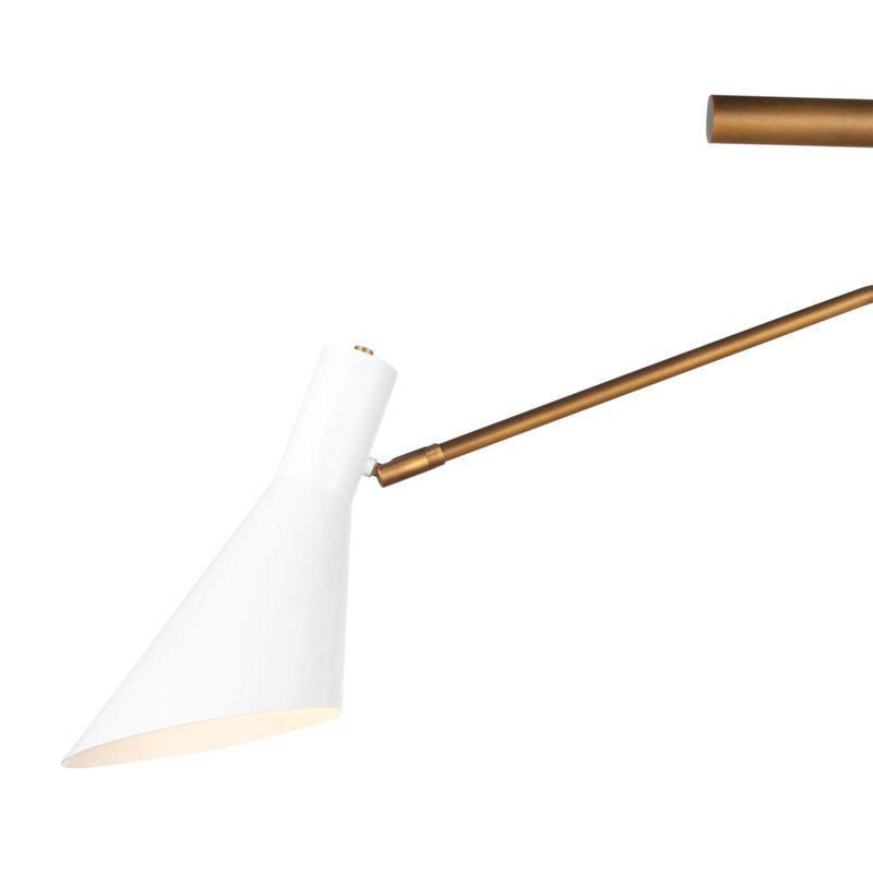 Spyder Chandelier, White