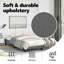 Cadre de lit, base de lit tapissier en tissu, sans matelas-183487249-183487340-164287535