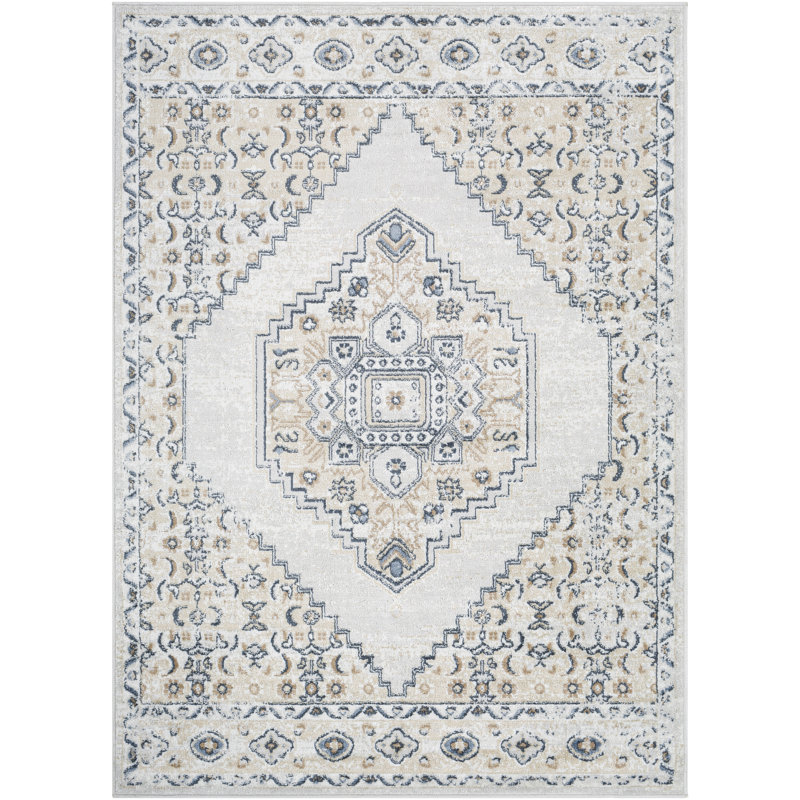 Brier Oriental Indoor Rug, Rectangle 5'2" x 7'