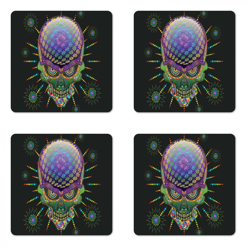 Square 4 Piece Coaster Set